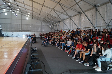 Publikum beim WM-Spiel