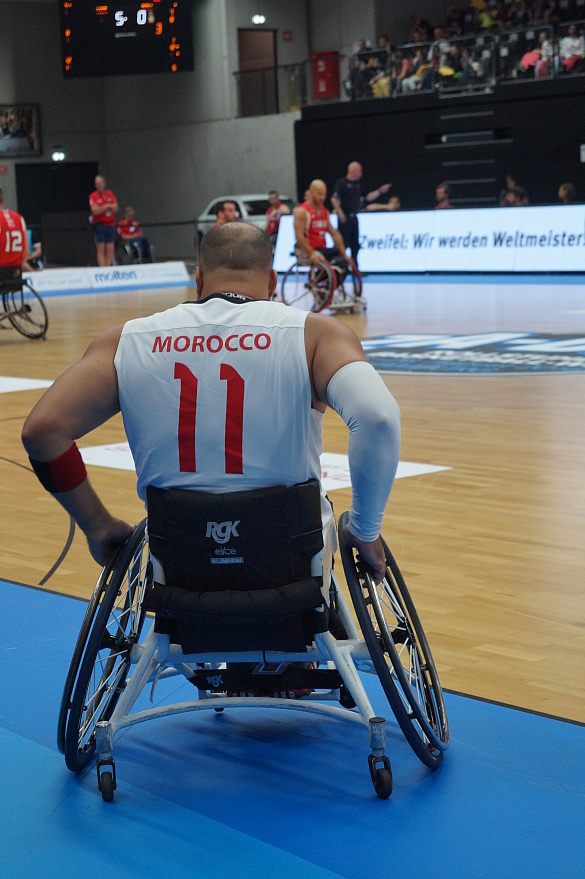 ein Spieler aus Marokko