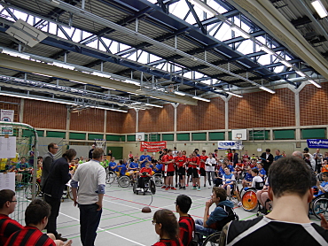 Foto von der Eröffnungsfeier des Turniers