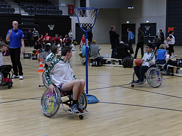 B-Mannschaft während ihres engagierten Spiels