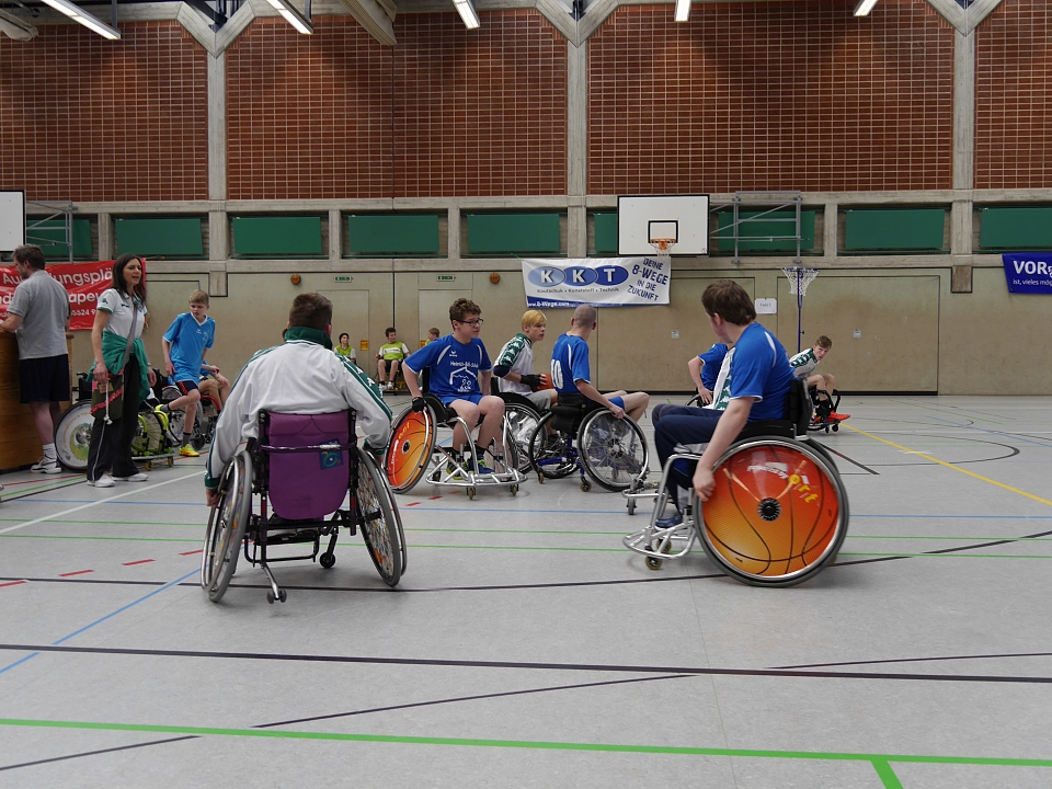 Foto von unserer B-MAnnschaft in Aktion