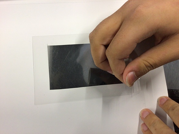 Papierwerkstatt - Fenster einkleben