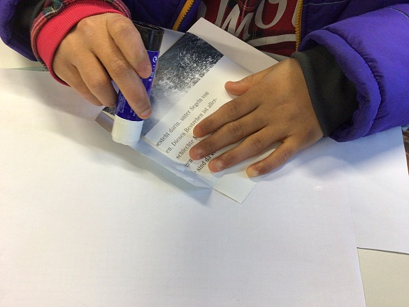 Papierwerkstatt - Kleben